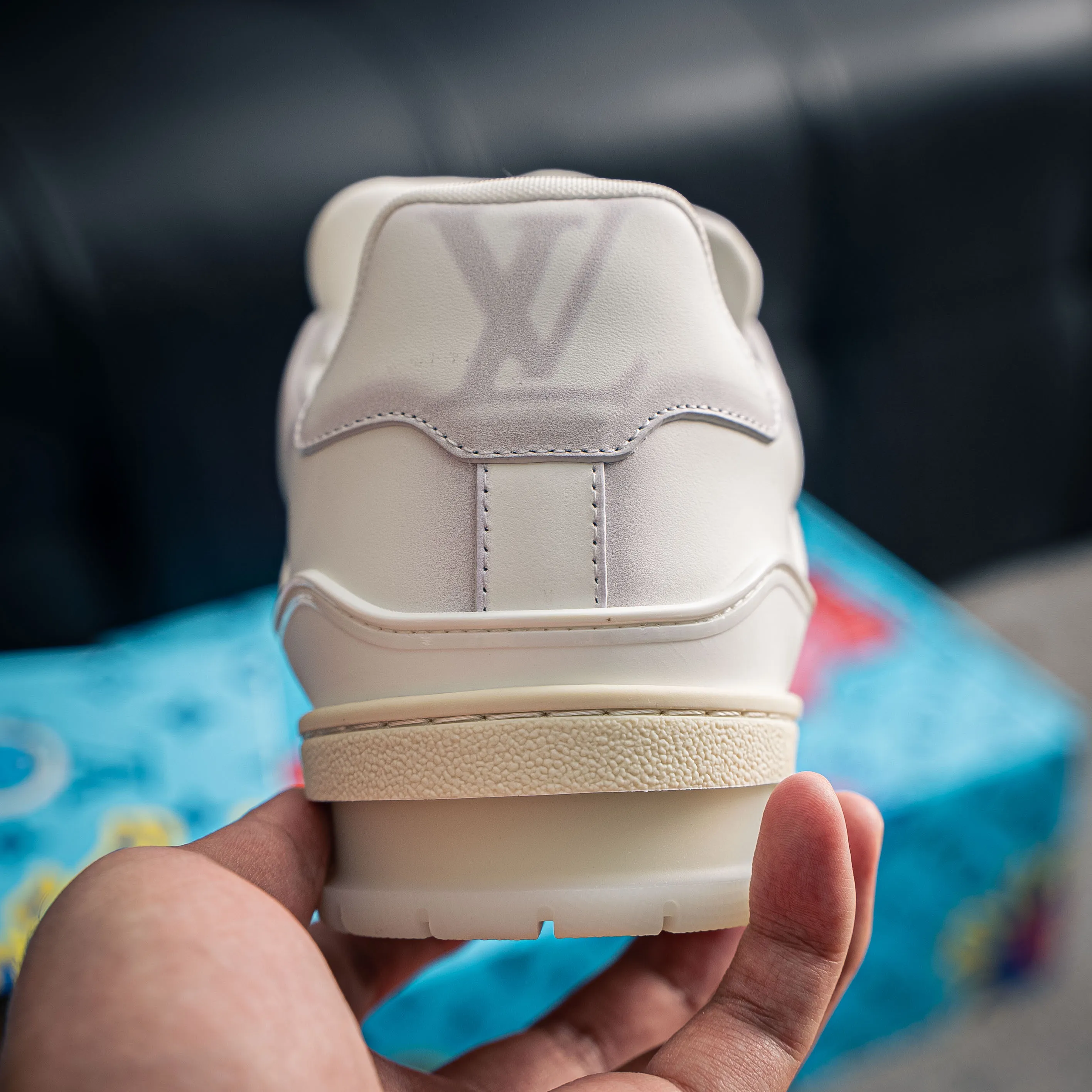 【YS 】 Louis Vuitton LV Trainer Blue ✦ ， ✦ White ， ✦ Lace-Up ，